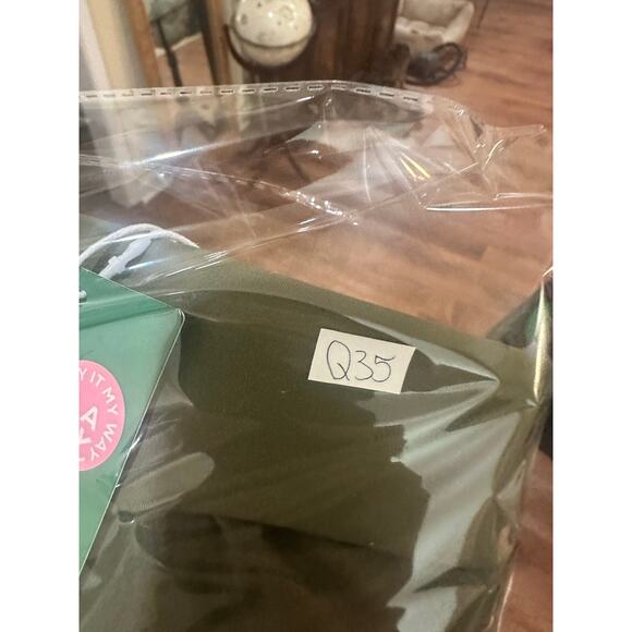 Halara NWT Sz S Sports Bra Strappy Green Athletic Wear Supportive - Picture 4 of 4